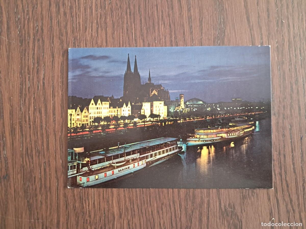 Postales: postal de Alemania, K&ouml;ln am Rhein, Alemania, a&ntilde;os 70.