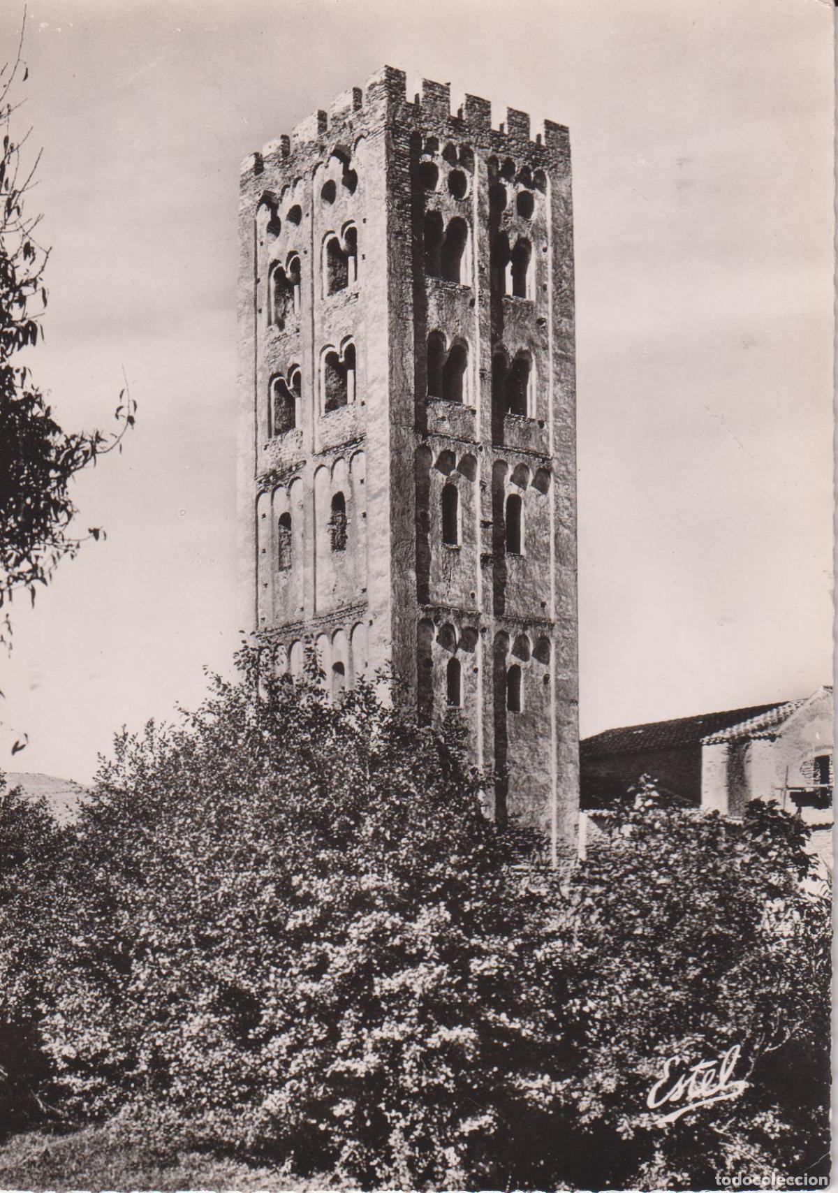 Postales: FRANCIA, PRADES, ABADIA DE ST.MICHEL DE CUXA, LA TOUR ROMANE (S.XI) - EDITIONS ESTEL 5807 - S/C