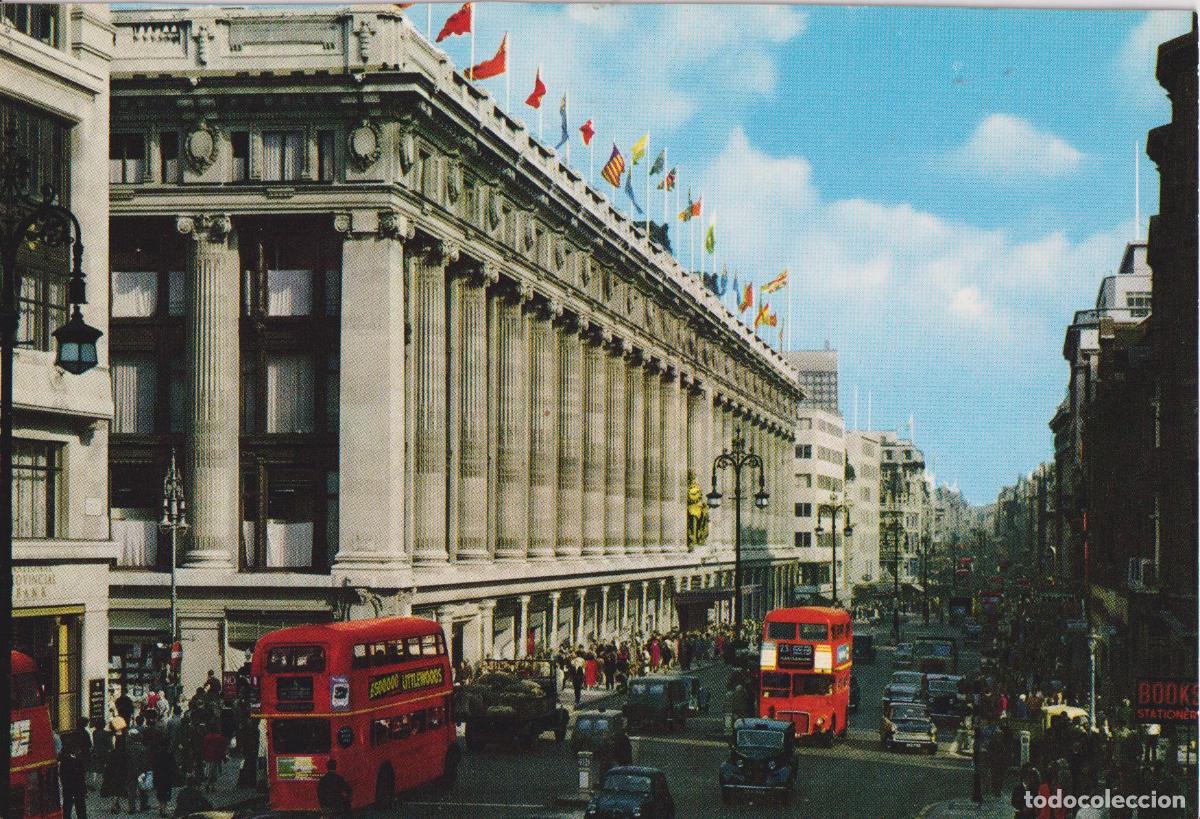 Postales: INGLATERRA, LONDRES, OXFORD STREET, LA CALLE M&Aacute;S LARGA DE LONDRES - JOHN HINDE 2L 44 - S/C