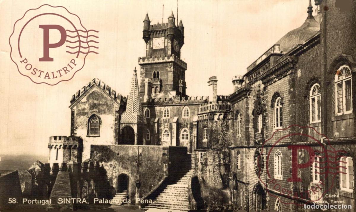 Cartes Postales: SINTRA. Pal&aacute;cio Da Pena, Aspecto Panor&aacute;mico. PORTUGAL LE PORTUGAL