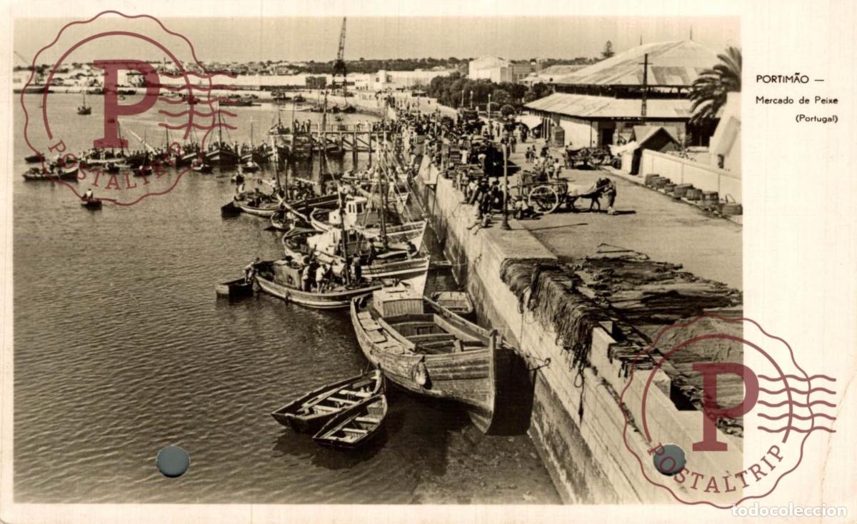 Postales: PORTIMAO. Mercado de Peixe. PORTUGAL LE PORTUGAL