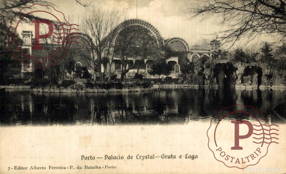 Postales: PORTO. Palacio de Crystal - Gruta e Lago PORTUGAL LE PORTUGAL