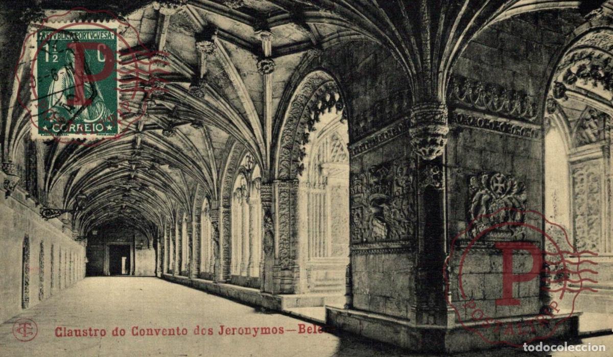Postales: BELEM. Claustro do Convento dos Jeronymos. PORTUGAL LE PORTUGAL