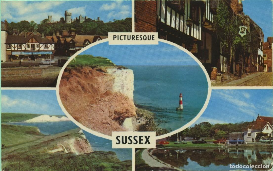 Postales: SUSSEX. Inglaterra. Diversos aspectos. Sin circular