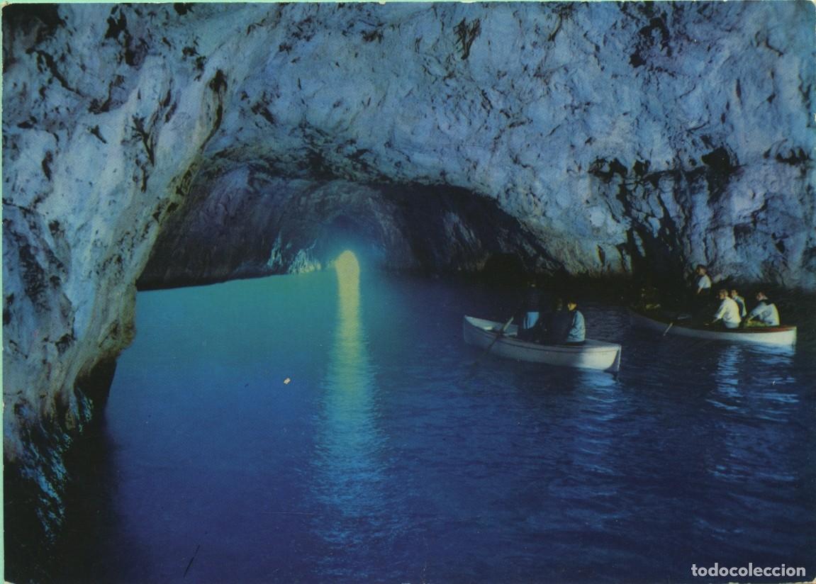 Postales: CAPRI. Italia. Gruta Azul. Sin circular. ED. STABILIMENTO BALNEARE ONDINE