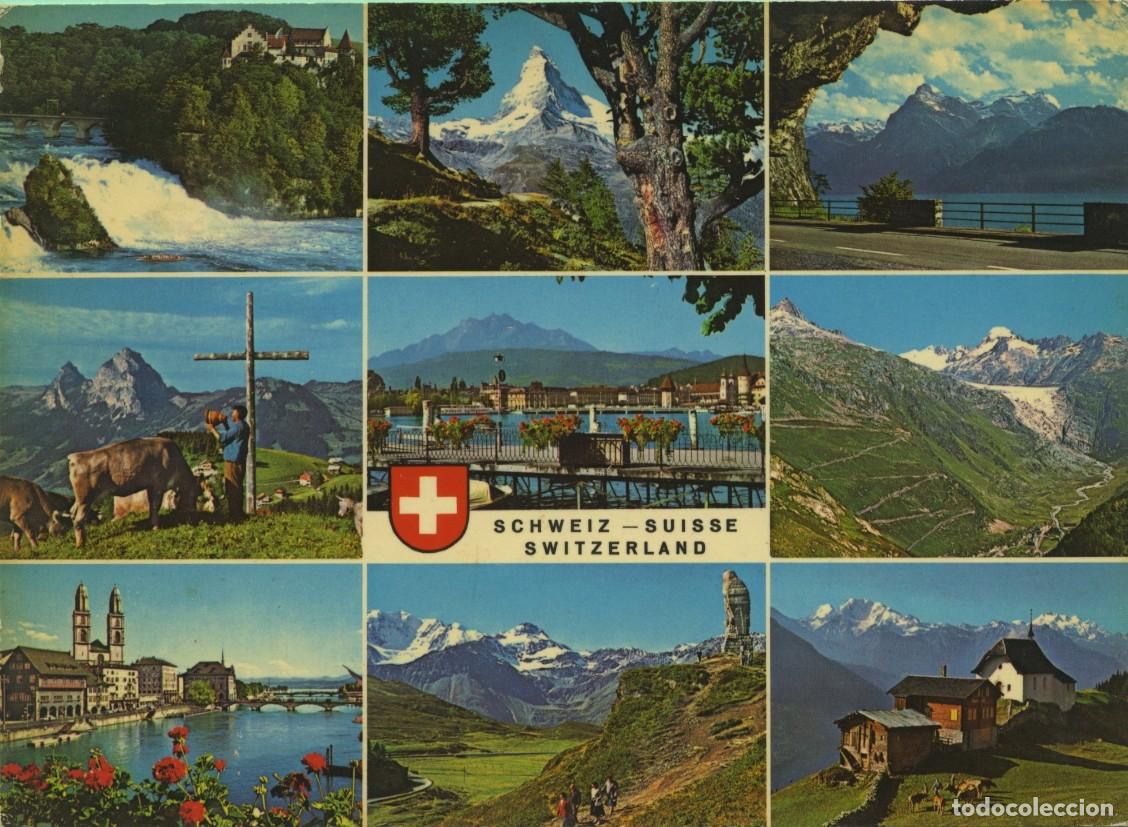 Postales: Nr. 16166-SUIZA. Diversos aspectos. Sin circular. ED. AS
