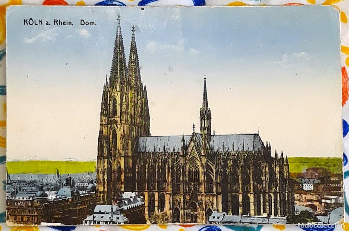 Postales: Postal antigua de Alemania de 1925 &ndash; K&ouml;ln a. Rhein. Dom.