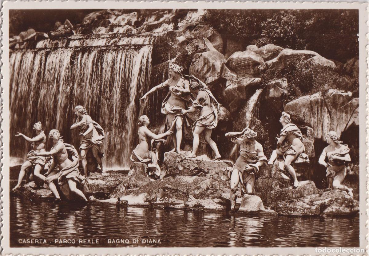 Postales: ITALIA, CAMPANIA, CASERTA, PALACIO REAL, PARQUE REAL, BA&Ntilde;O DE DIANA &ndash; EDIZ. C.JACELLI N&ordm;3 &ndash; S/C