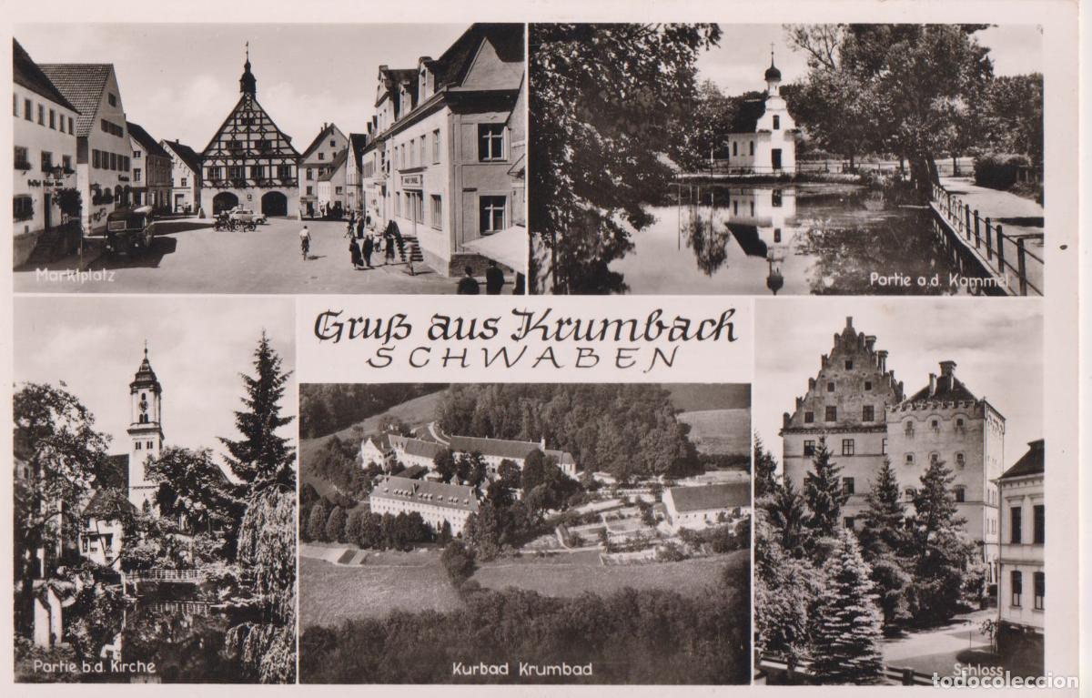 Postales: ALEMANIA, SUAVIA, RECUERDOS DESDE KRUMBACH &ndash; GEORG DANGEL &ndash; S/C