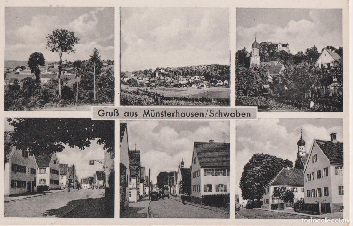Postales: ALEMANIA, SUAVIA, RECUERDOS DESDE M&Uuml;NSTERHAUSEN &ndash; J.BECK &ndash; S/C