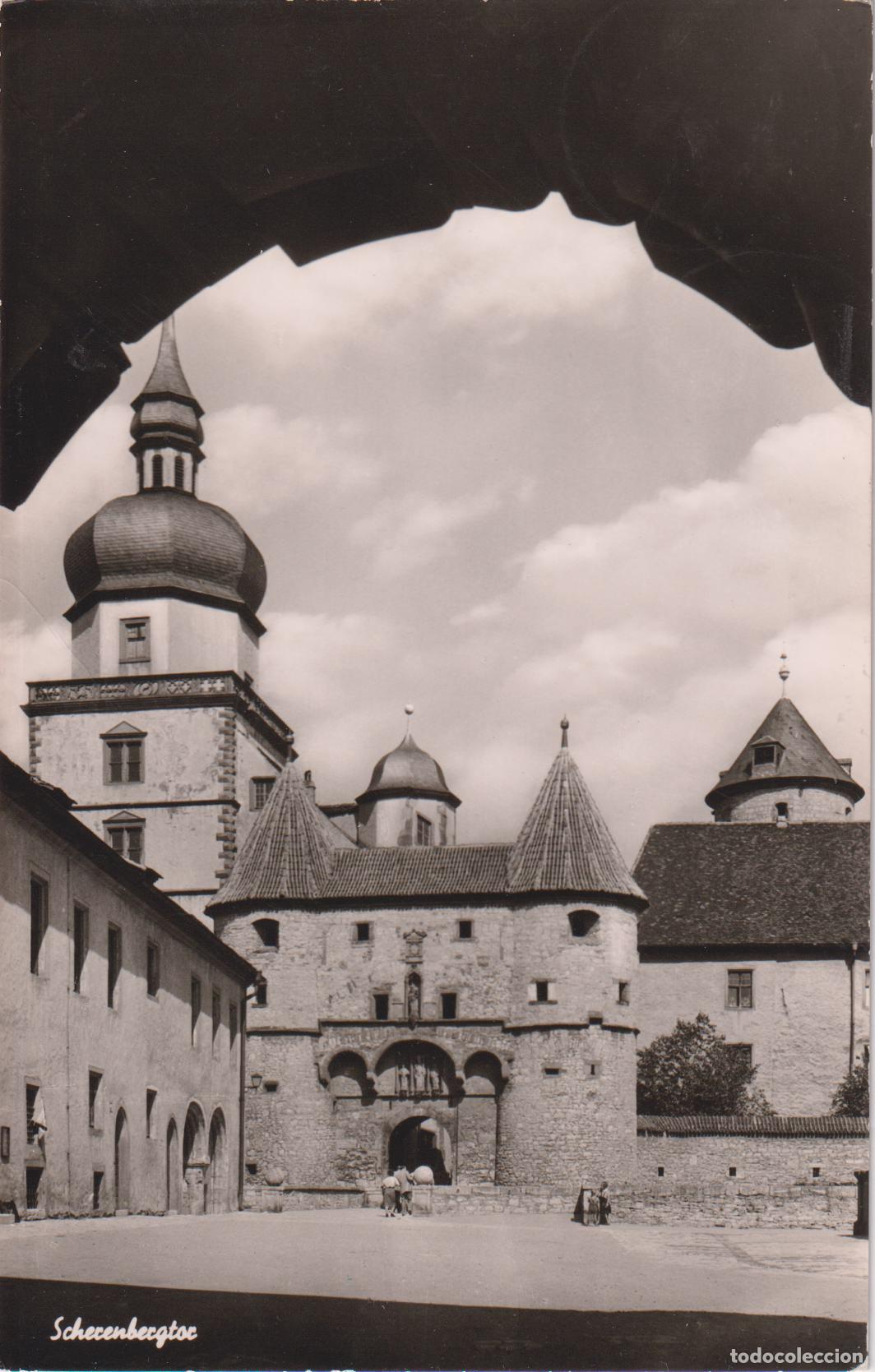 Postales: ALEMANIA, WURZBURGO, LA FORTALEZA MARIENBERG &ndash; HEINZ &ndash; ESCRITA 1960