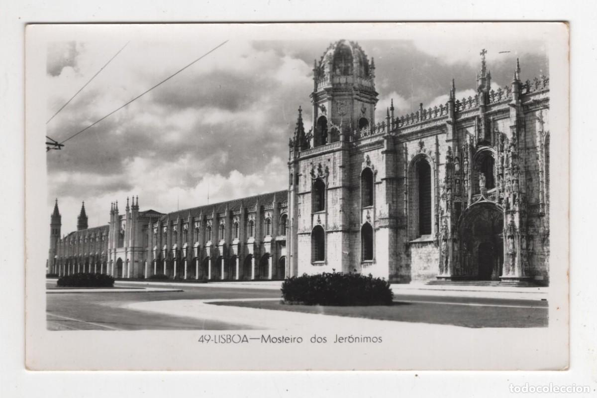 Postales: PORTUGAL LISBOA MOSTEIRO DOS JERONIMOS N&ordm; 49 COLECCION DULIA ESCRITA
