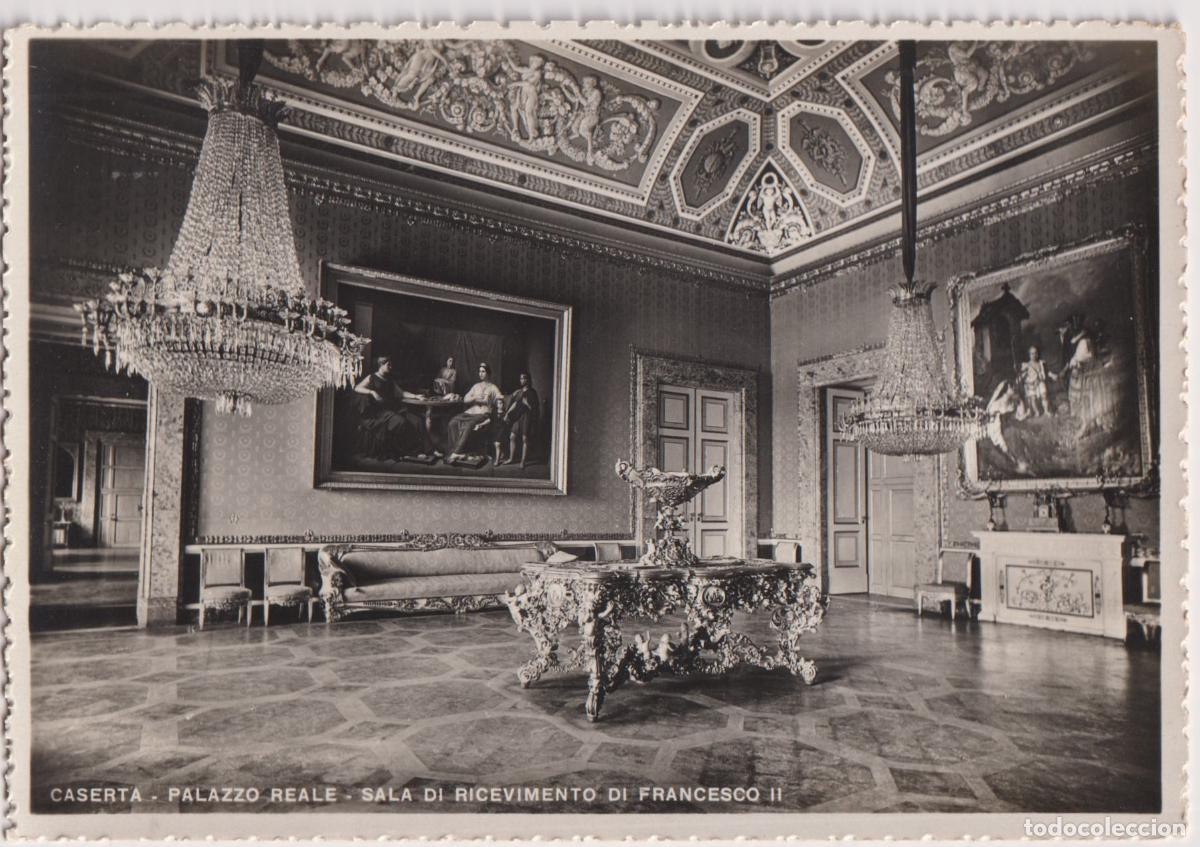 Postales: ITALIA, CAMPANIA, CASERTA, PALACIO REAL, SALA DE BIENVENIDA DE FRANCESCO II&ndash; EDIZ. C.JACELLI N&ordm;1 &ndash; S