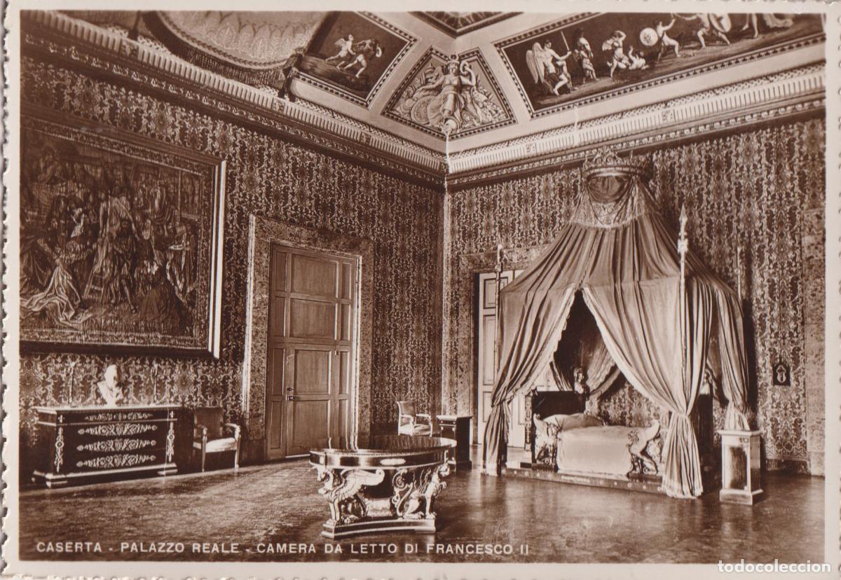 Postales: ITALIA, CAMPANIA, CASERTA, PALACIO REAL, HABITACI&Oacute;N DE FRANCESCO II &ndash; EDIZ. C.JACELLI N&ordm;1 &ndash; S/C