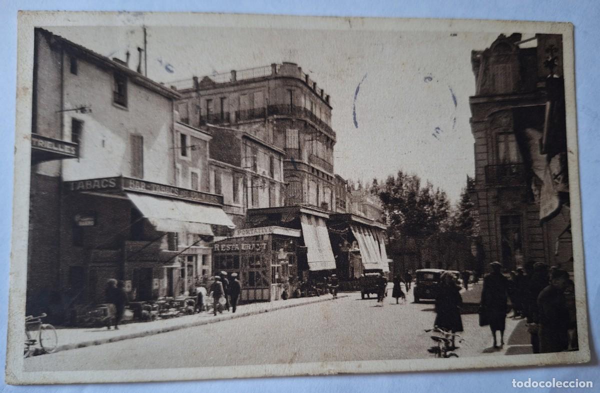 Postales: FRANCIA - POSTAL MUY ANTIGUA MANUSCRITA EN 1943 - SALON DE PROVENCE- COURS CARRIOT