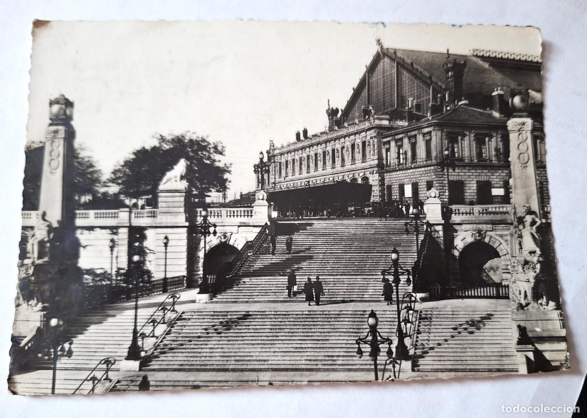 Postales: FRANCIA - POSTAL MUY ANTIGUA MANUSCRITA EN 1943 - MARSEILLE - ESCALIER MONUMENTAL