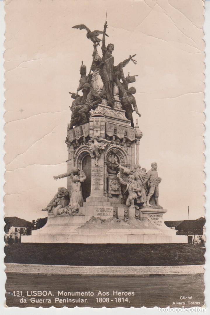 Postales: POSTAL LISBOA. MONUMENTO AOS HEROES DA GUERRA PENINSULAR 1808-1814. ORIGINAL, SIN CIRCULAR