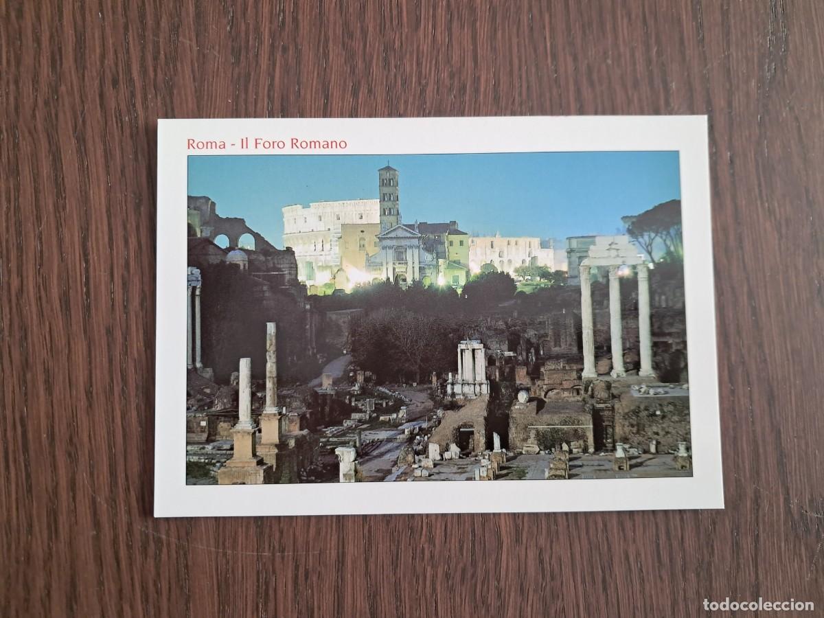 Postales: postal de Italia, Il foro romano, Roma.