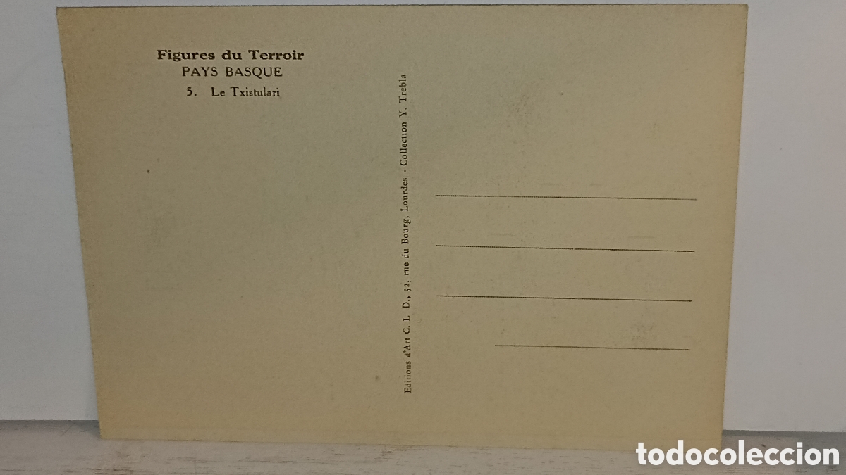 Postales: Figures de Terroir. Le Txistulari - Foto 2