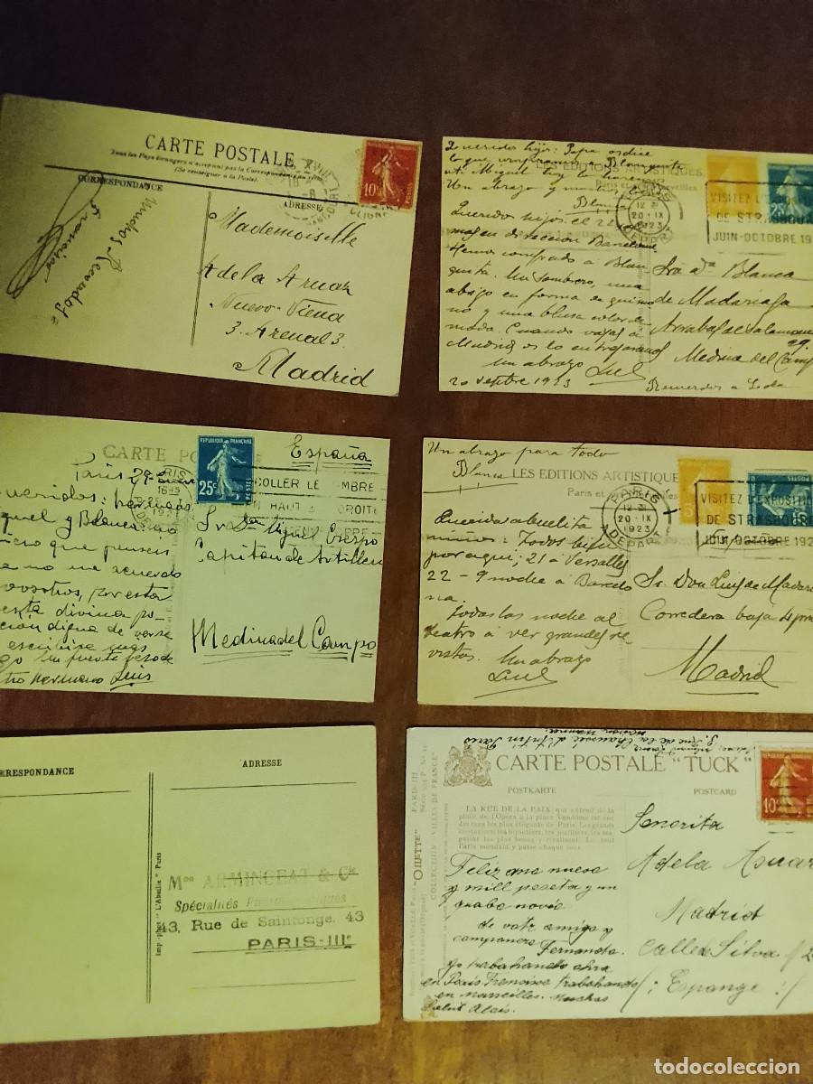 Postales: Lote de 6 postales de Par&iacute;s - Foto 2