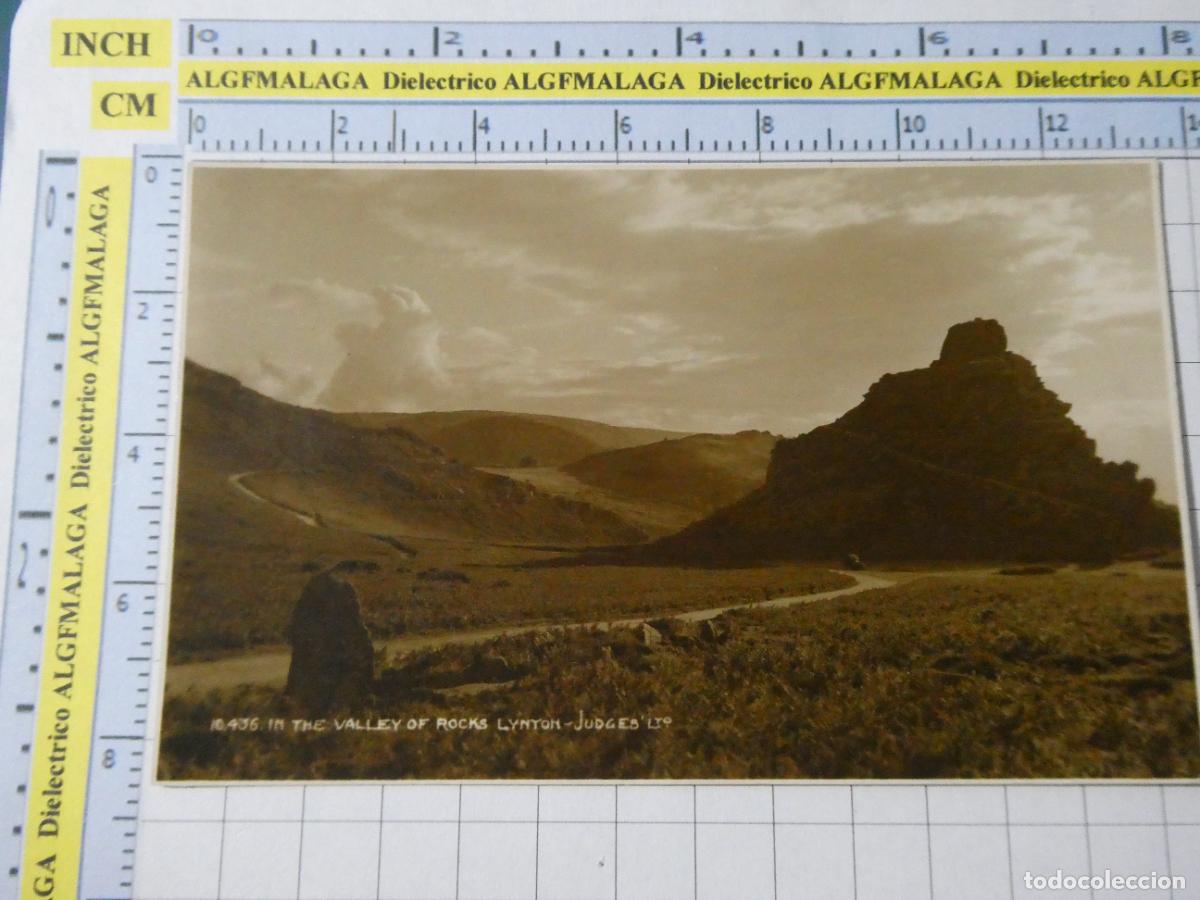 Postales: ANTIGUA POSTAL DE REINO UNIDO GRAN BRETA&Ntilde;A. INGLATERRA. THE VALLEY OF ROCKS LYNTON JUDGES 2364
