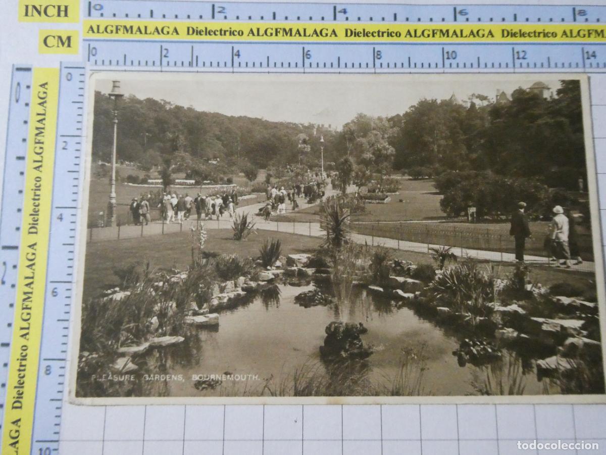 Postales: ANTIGUA POSTAL DE REINO UNIDO GRAN BRETA&Ntilde;A. INGLATERRA. BOURNEMOUTH PLEASURE GARDENS 2365