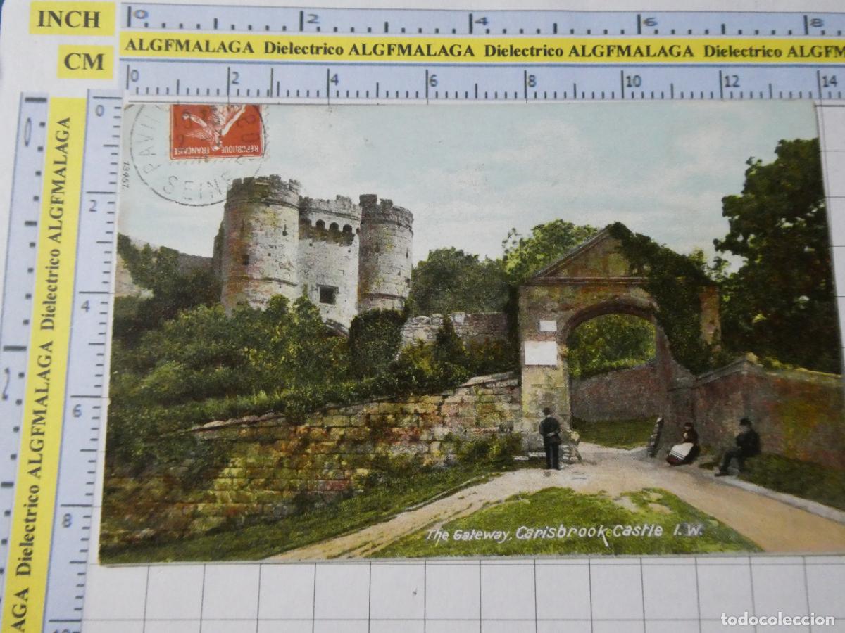 Postales: ANTIGUA POSTAL DE REINO UNIDO GRAN BRETA&Ntilde;A. INGLATERRA. THE GATEWAY CARISBROOK CASTLE 2366