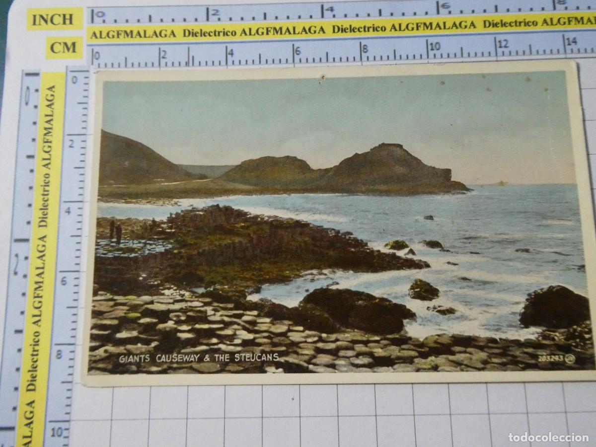 Postales: ANTIGUA POSTAL REINO UNIDO GRAN BRETA&Ntilde;A. IRLANDA DEL NORTE. GIANTS CAUSEWAY & STEUCANS 2373