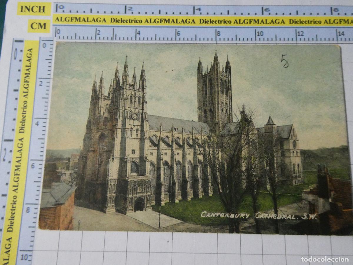 Postales: ANTIGUA POSTAL REINO UNIDO GRAN BRETA&Ntilde;A. CANTERBURY CATHEDRAL 2378