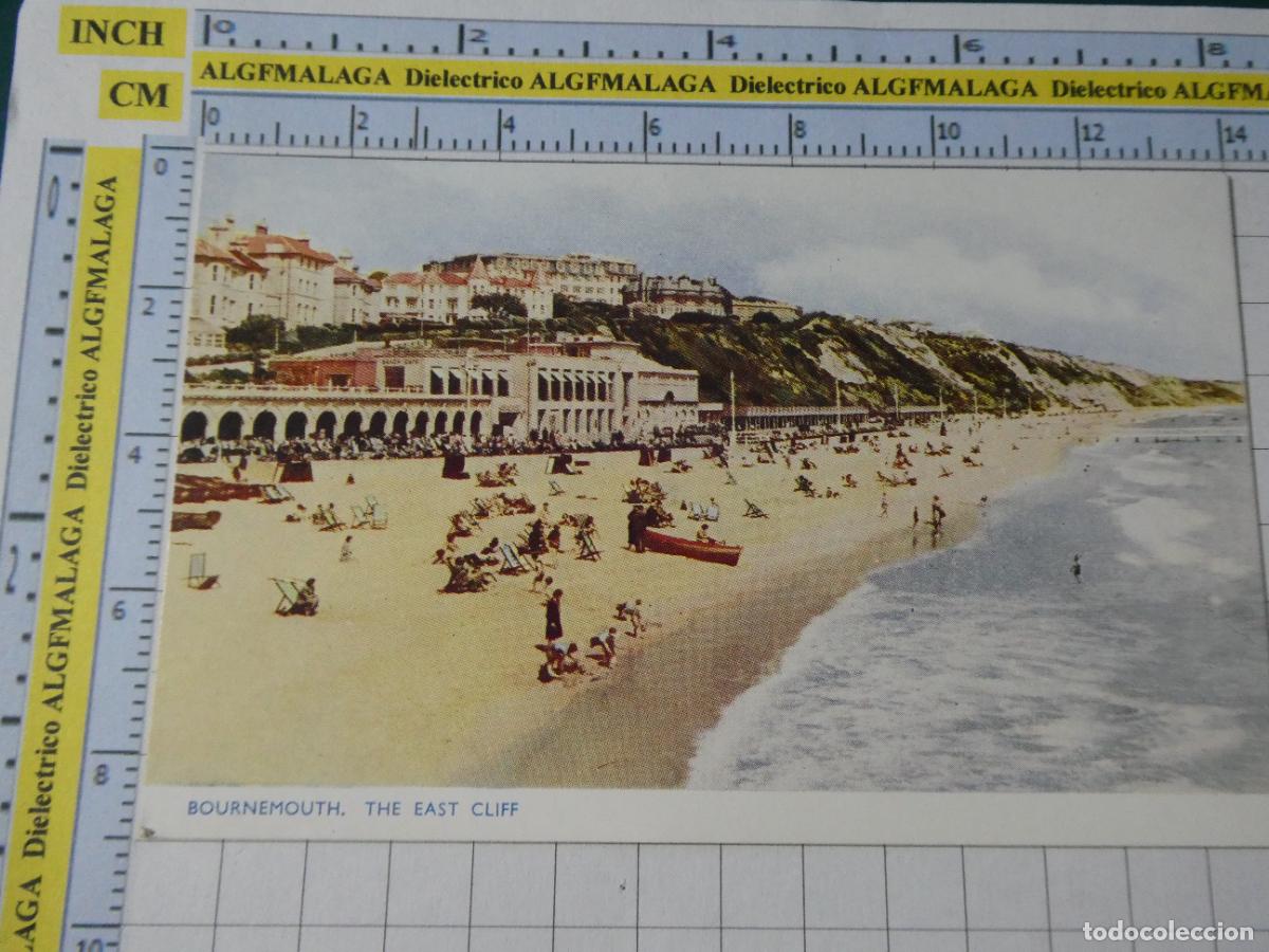 Postales: ANTIGUA POSTAL REINO UNIDO GRAN BRETA&Ntilde;A. INGLATERRA. BOURNEMOUTH THE EAST CLIFF 2383
