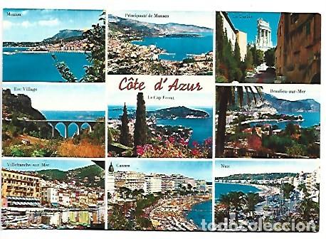Postales: LA COTE D`AZUR.- FRANCIA