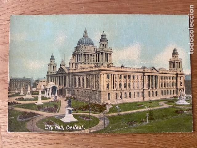 Postales: Belfast. City Hall. Ayuntamiento, Postal antigua sin circular