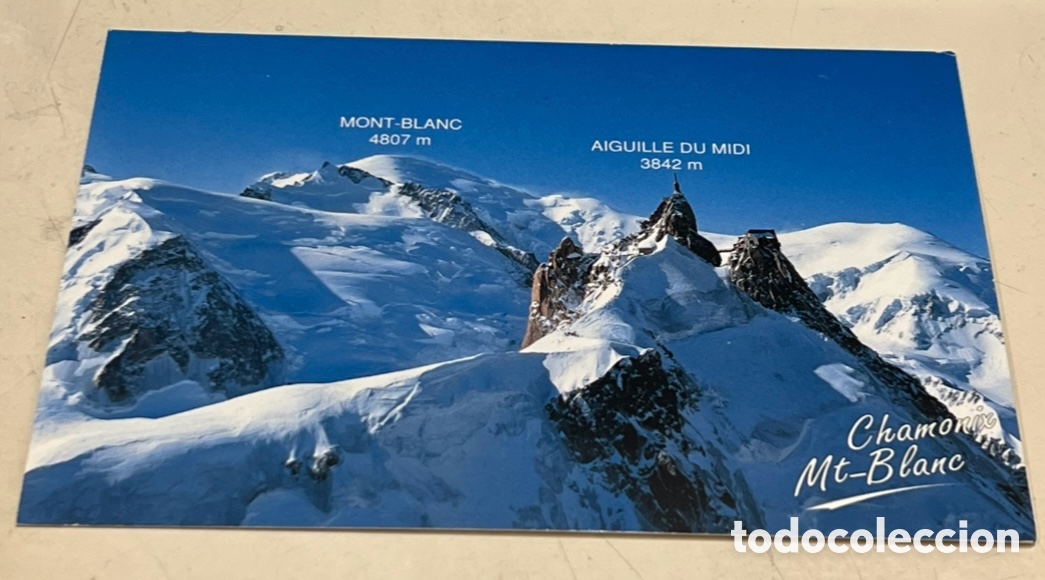 Postales: Postal. Chamonix Mont-Blanc. Savoie. Francia. A&ntilde;os 90.