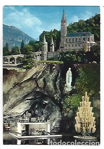 Postales: THE BASILICA AND THE GROTTO.- LOURDES / FRANCIA