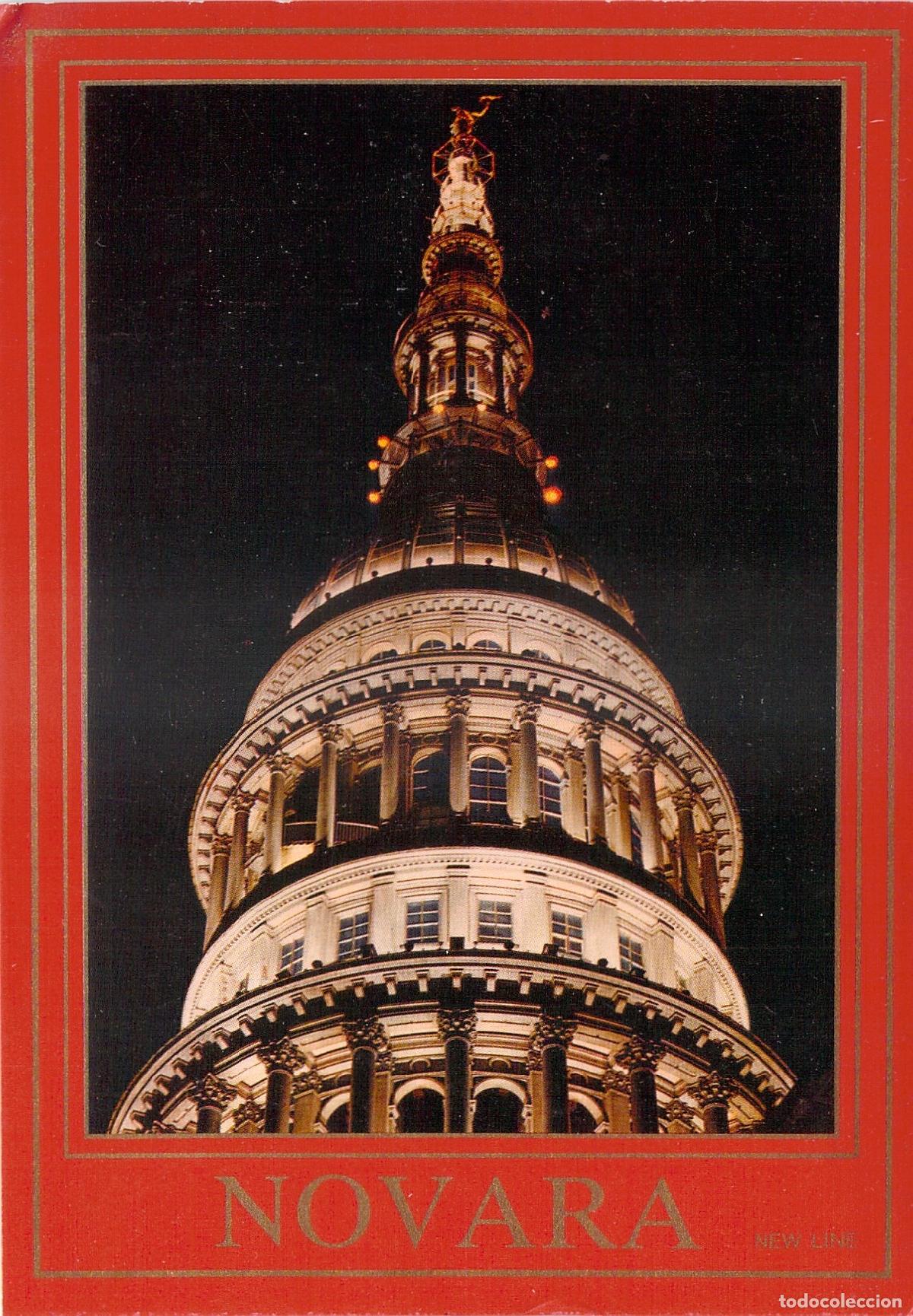 Postales: Postal de la C&uacute;pula de San Gaudenzio en Novara, Italia
