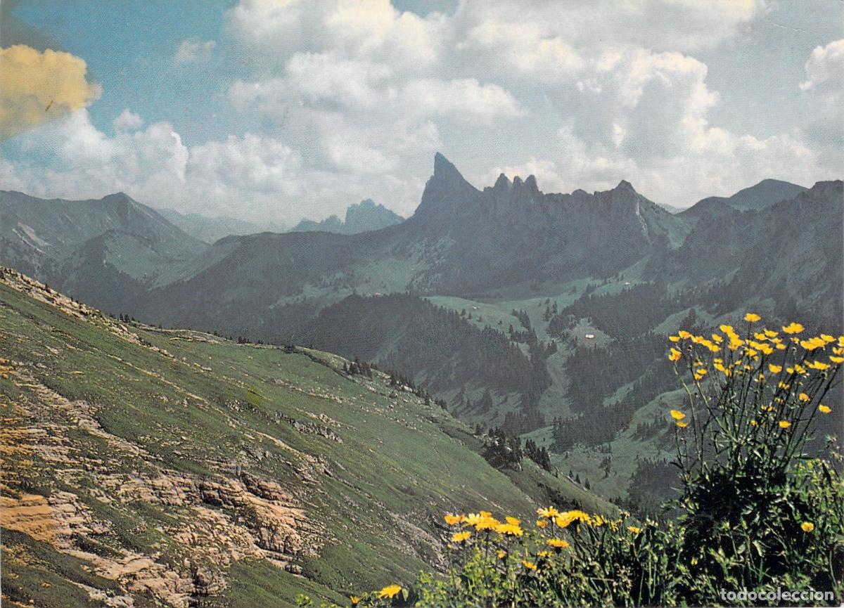 Postales: Postal de los Alpes en La Pierreuse Suiza