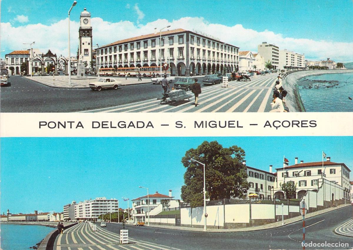 Postales: Postal de Ponta Delgada en las Islas Azores