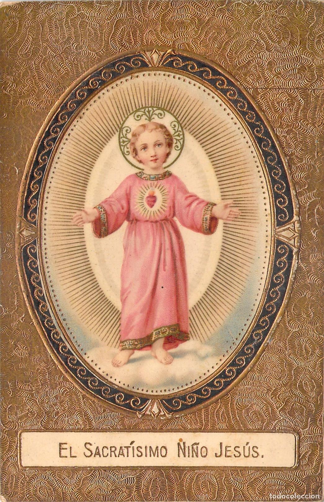 Postales: Postal religiosa del Sacrat&iacute;simo Ni&ntilde;o Jes&uacute;s