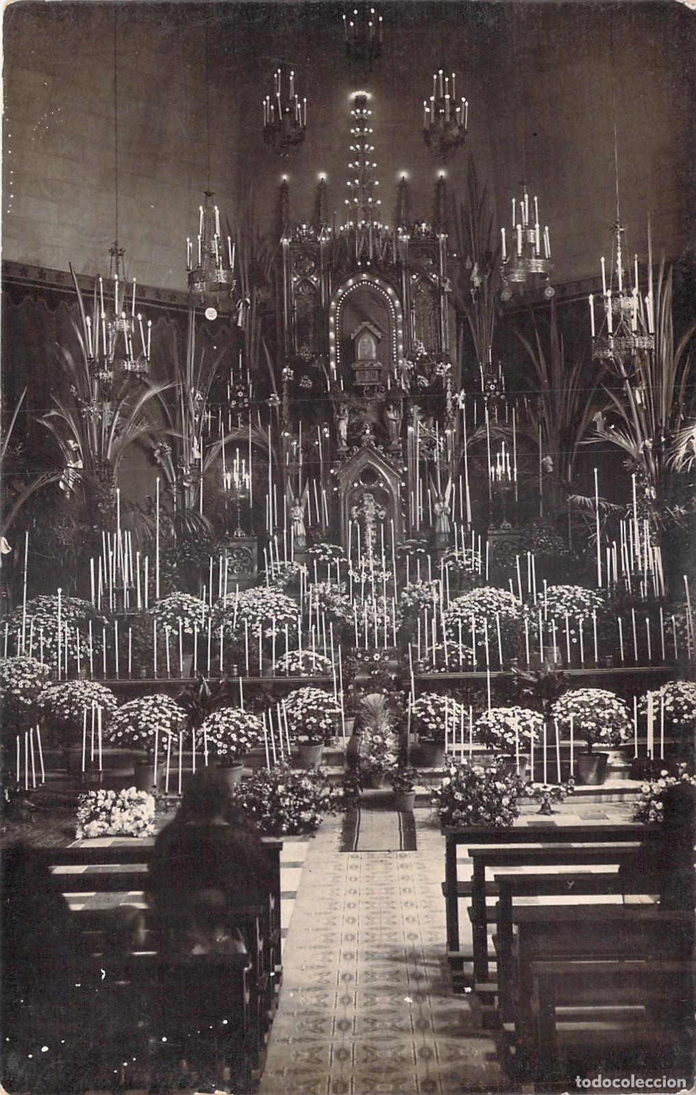 Postales: Postal de Altar de Iglesia con Decoraci&oacute;n Floral