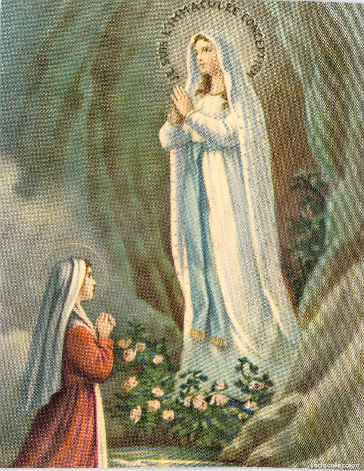 Postales: Postal de Nuestra Se&ntilde;ora de Lourdes