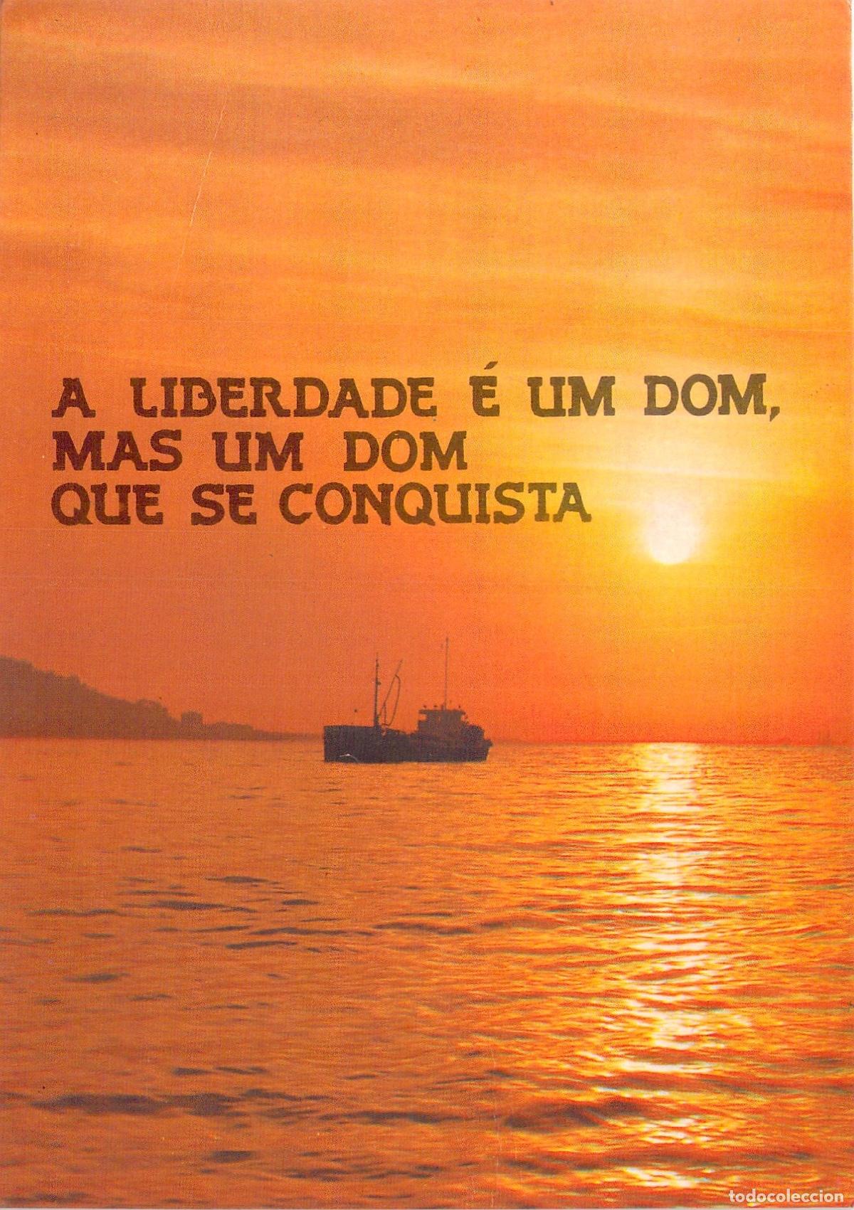 Postales: Postal con atardecer en el mar y cita inspiradora