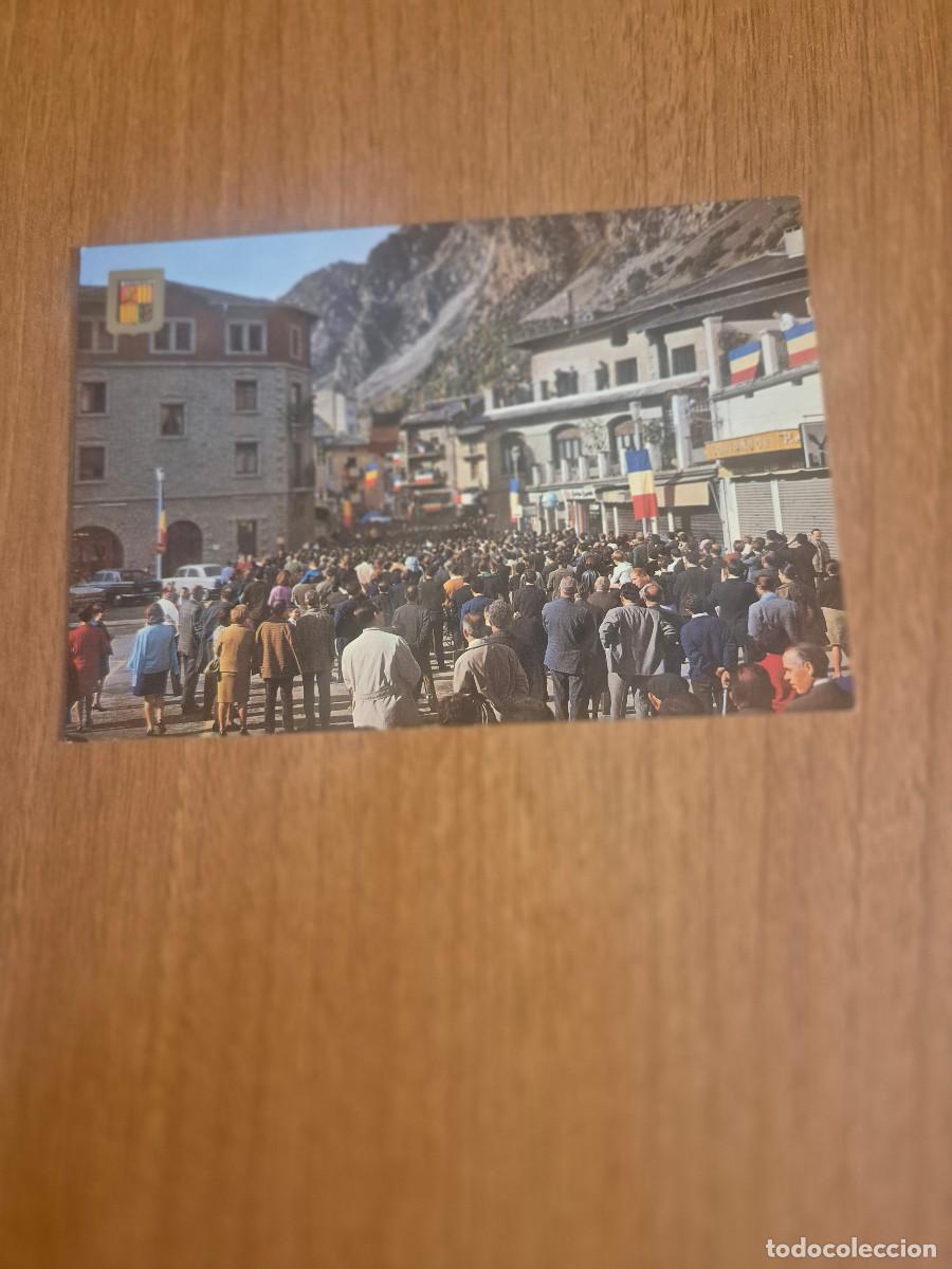 Postales: POSTAL VALLS D`ANDORRA PRIMERA VISITA DEL COPRINCEP FRANCES A LES VALLS D`ANDORRA SIN CIRCULAR