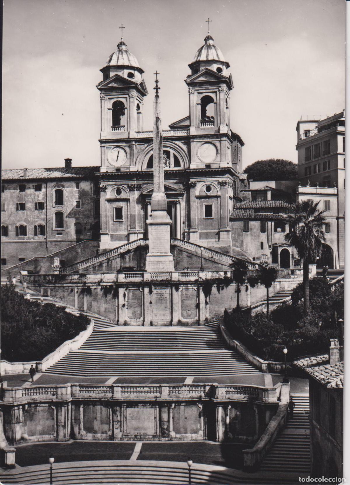 Postales: ITALIA, ROMA, TRINIT&Agrave; DEI MONTI - LA BASCACCIA - EDIZ. ATA N&ordm;11 - S/C