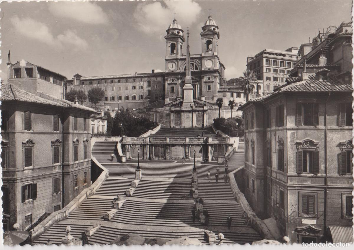Postales: ITALIA, ROMA, LA TRINIT&Agrave; DEI MONTI - LA BASCACCIA - ALTEROCCA 13930 - S/C