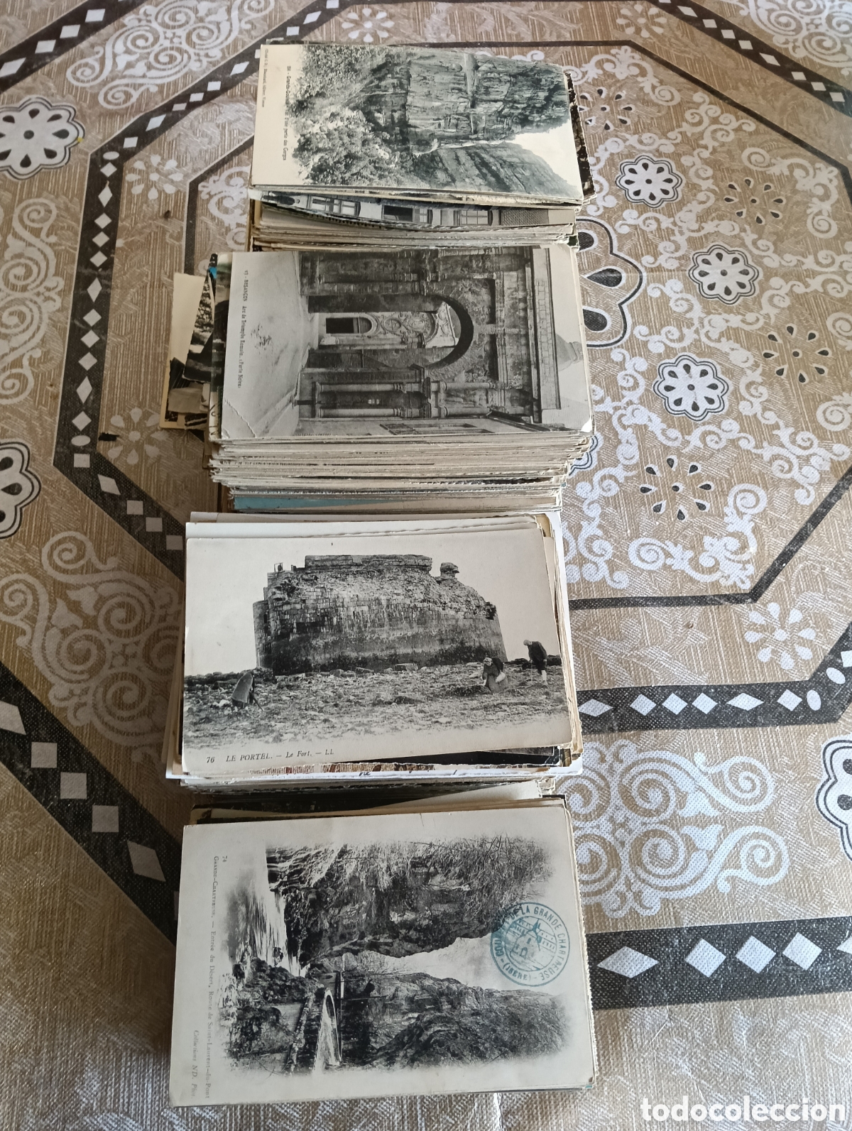 Postales: Lote de m&aacute;s de 100 postales - carte postal de Francia y sus pueblos en blanco y negro, todas diferen
