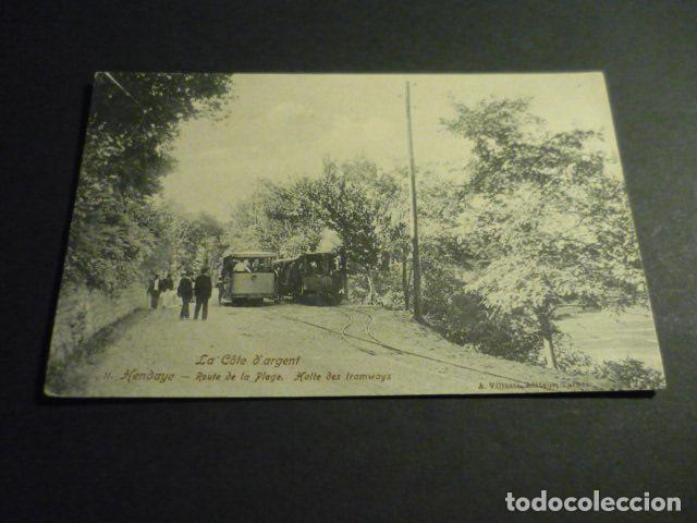 Postales: HENDAYA FRANCIA TRANVIAS POSTAL