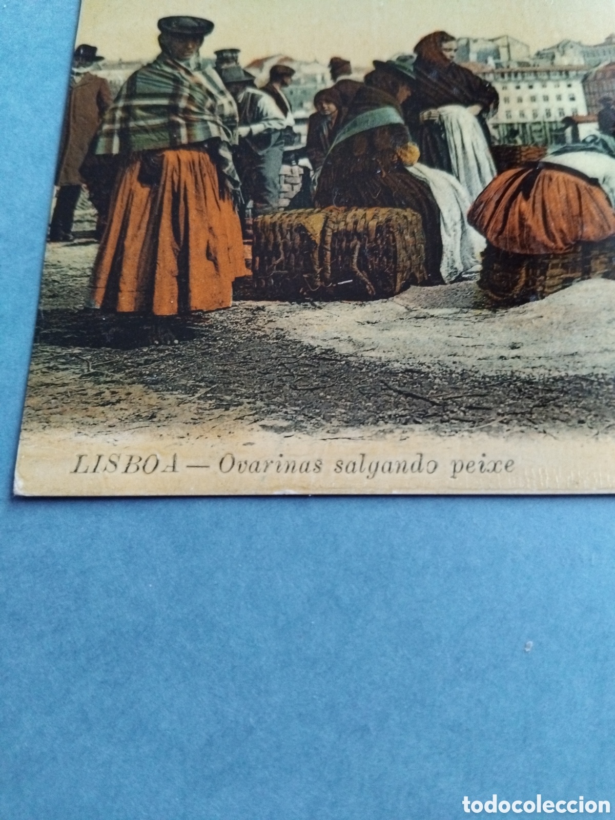 Postales: Postal Lisboa. Ovarinas salgando peixe - Foto 3