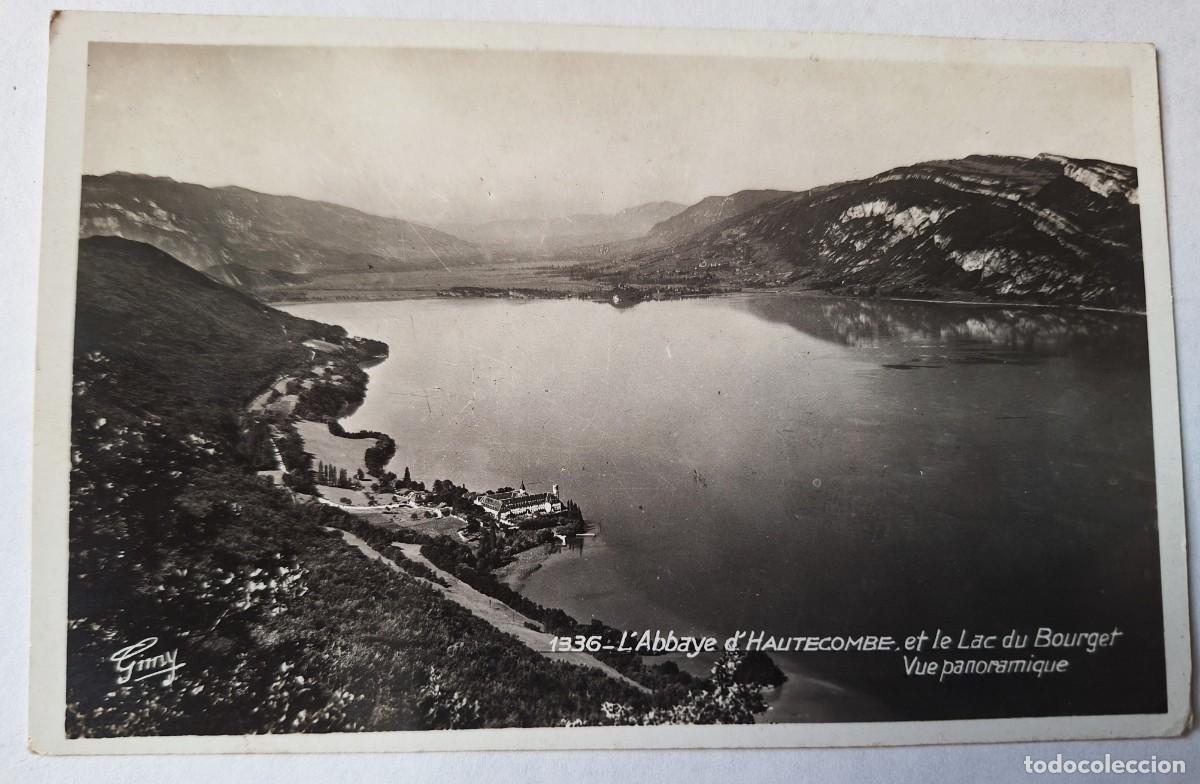 Postales: FRANCIA - POSTAL MUY ANTIGUA MANUSCRITA EN 1941 - ABBAYE D&acute;HAUTECOMBE - LAC DU BOURGET