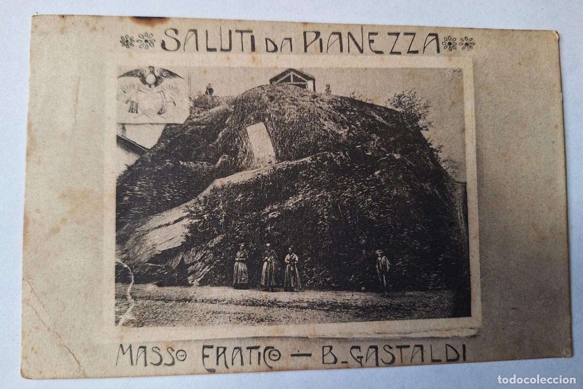 Postales: ITALIA - POSTAL MUY ANTIGUA MANUSCRITA EN 1921 - PIANEZZA (TORINO) MASSO ERATICO
