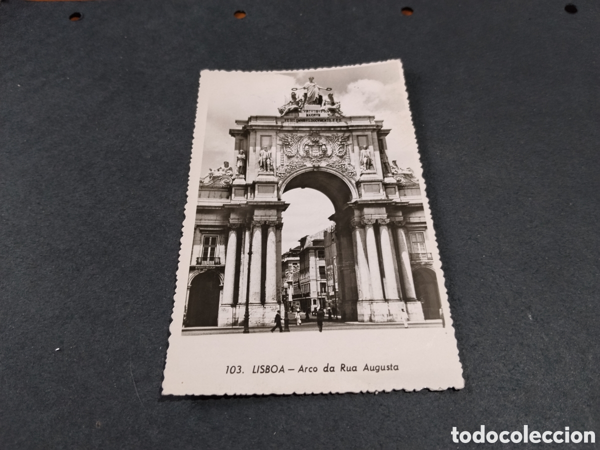 Postcards: Postal Lisboa Arco da Rua Augusta